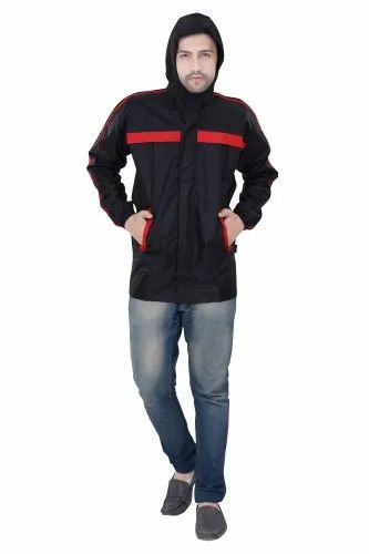 Black Zodiac Rain Jacket