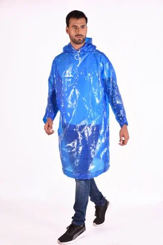 Reusable Waterproof Rain Poncho with Hood for Outdoor Protection for Men & Women