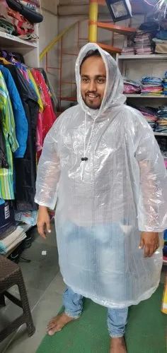 SILPAULIN Round Disposable Rain Poncho, Size: Free Size
