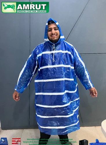 Disposable Rain Poncho, Plastic