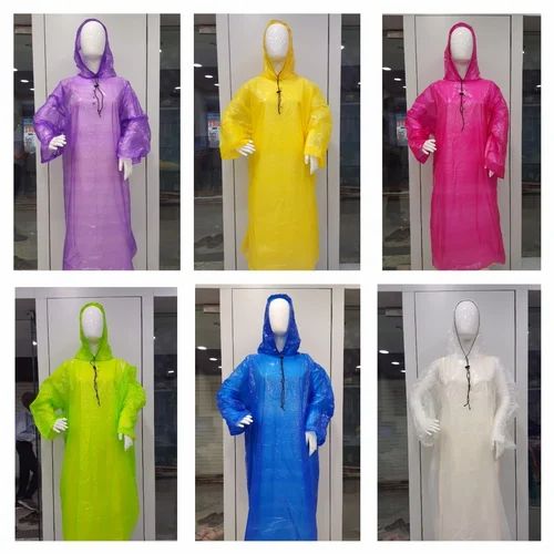 Transparent XL Rain Kot Poncho