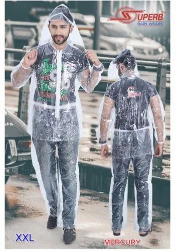 Mens Plastic Raincoats, PU