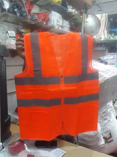 Reflective Jackets For Construction Workers, GSM: 90 GSM