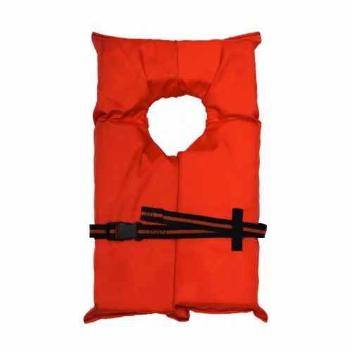 Red EPE Foam Inflatable Life Jacket, For Sea Patrolling