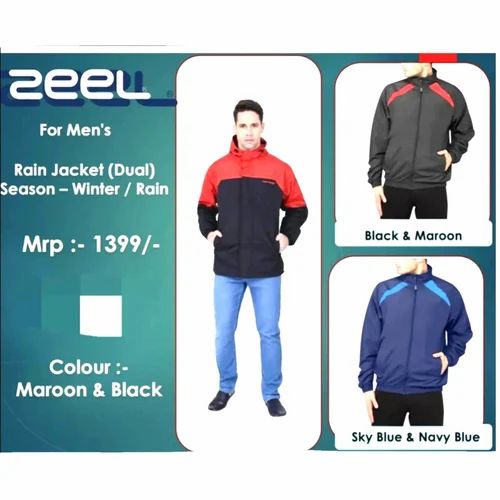 XL Zeel Raincoats For Men