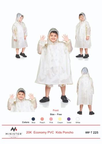 20K Economy PVC Kids Poncho