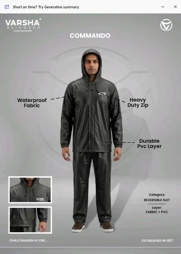 Vize Reversible Raincoat