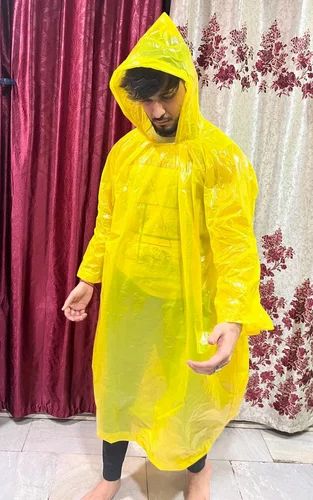 Disposable Rain Poncho, PVC