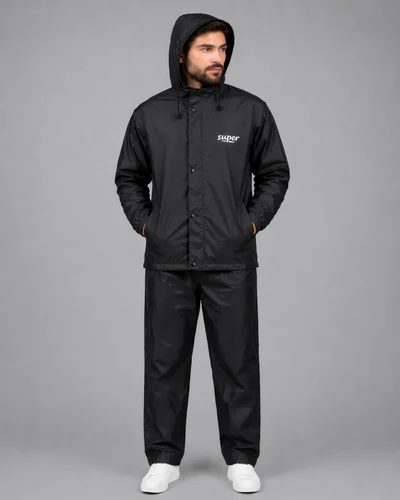 SUPER Men's Waterproof Reversible Raincoat PR-538