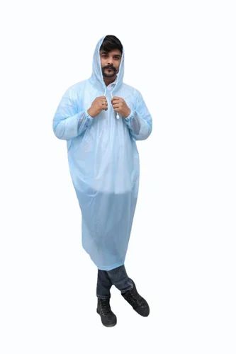 Reusable Men Poncho PVC Raincoat