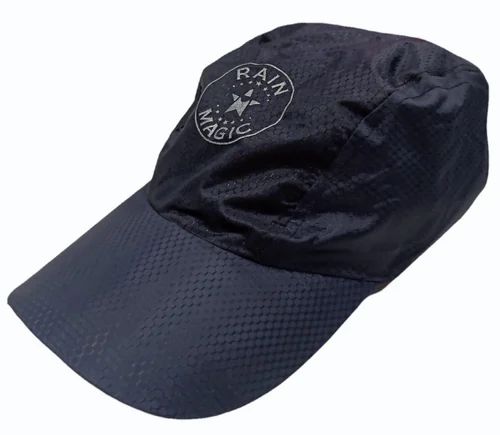 Unisex M Navy Blue Waterproof Rain Caps