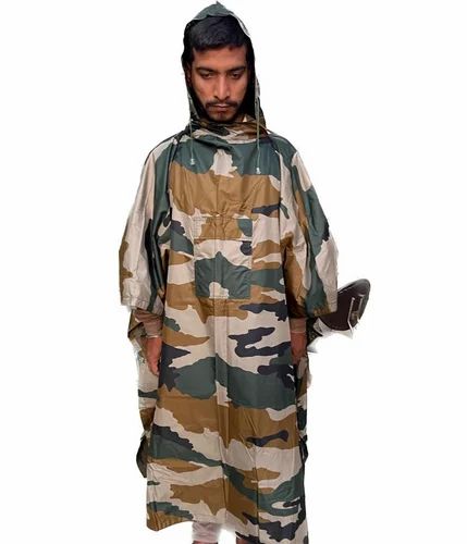 SECO COMBAT ARMY MILITARY RAIN PONCHO REVERSIBLE OLIVE GREEN INSIDE