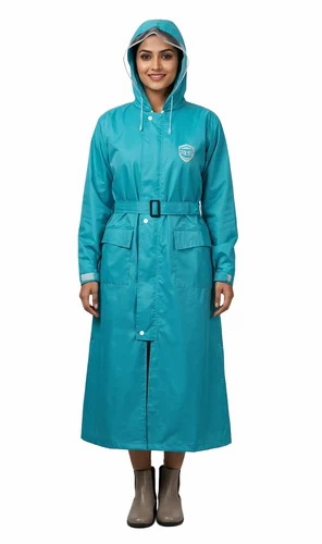 Ladies Long Raincoat