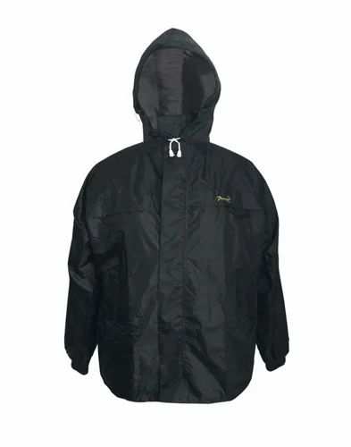 Polyester Black Waterproof Raincoat
