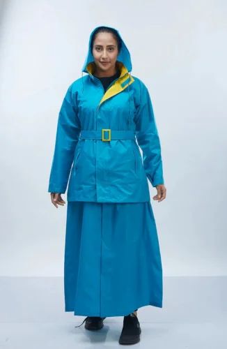 Reliable Diva Skirt Suit Turquoise Nylon Rainwear