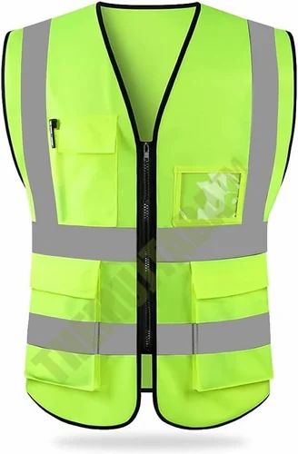 Nylon Green Traffic Safety Vest