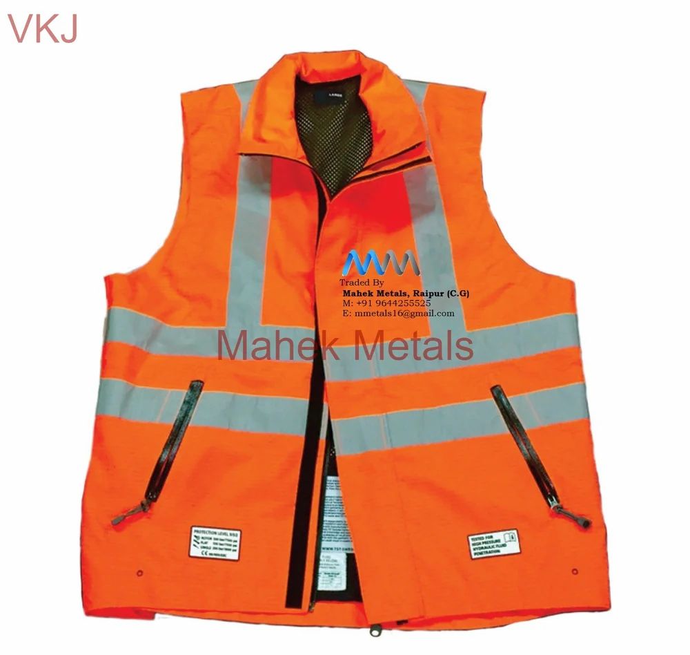 Reflective Safety Jacket, For Construction