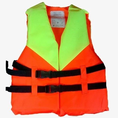 Nylon Orange Life Jacket For Adult, For Construction