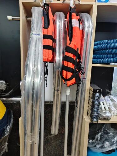 Nylon Orange Inflatable Life Jacket