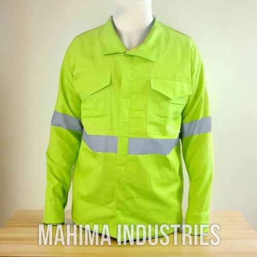 90 GSM Reflective Jackets, Fabric Type: Polyester-Cotton
