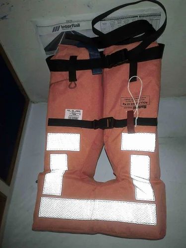 Polyethylene Orange Life Jacket, For Sea Patrolling