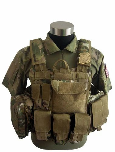 Green Unisex Military Tactical Vest