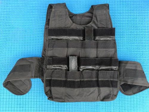 Black Adjustable Weight Jacket, For Sports Training, Free Size