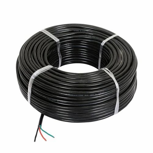 Black Polycab Flexible Copper Cable, For Electrical, Multicore