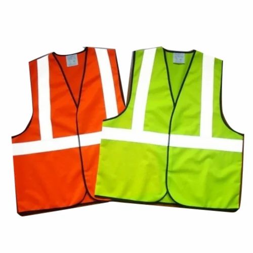 Polyester Unisex Reflective Safety Jacket, Size: Free Size