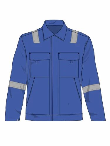 Plain FR Cotton Safety Jacket, for Construction