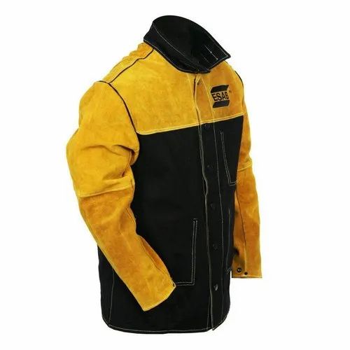 Full Sleeves Leather ESAB Welding Jacket