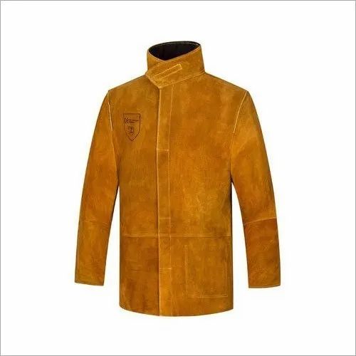 SA Full Sleeves Welding Jacket, For Industrial, Size: Medium
