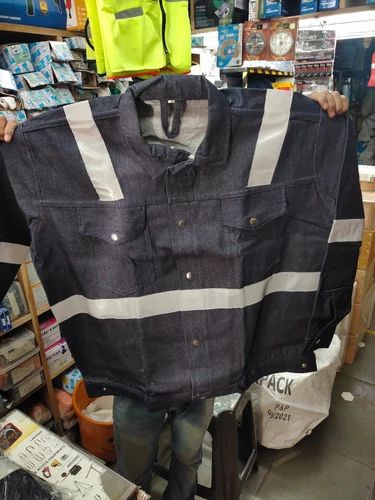 Full Sleeves Unisex Welding Jacket With Reflective Tapes, Model Name/Number: Fht-wj