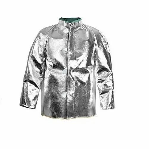 Aluminized Jacket - 2 Layer, For Fire Safety, Size: Free Size