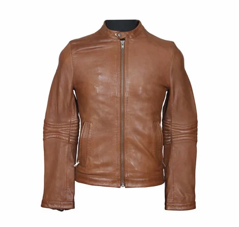 Men Full Sleeve Desiner Mens Leather Biker Jacket