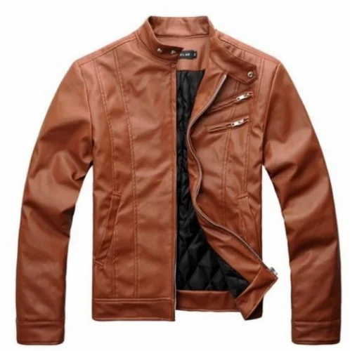 Men And Women PU Leather Jacket