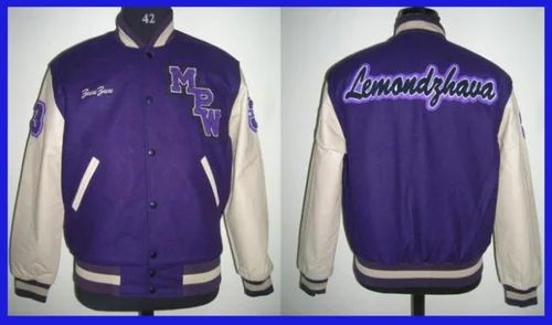 Full Sleeve Regular Fit Leather Jacket, purple