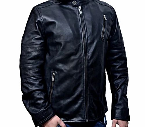 Black Leather Suede Jacket