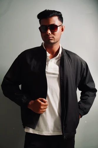 Flaps Up Leather Bomber Jacket