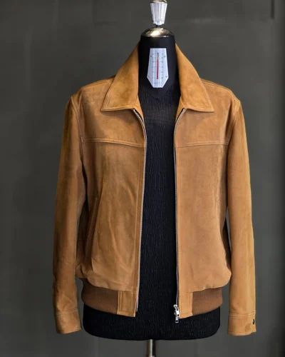 Genuine Leather Bomber SuedeLeather Jackets For Men