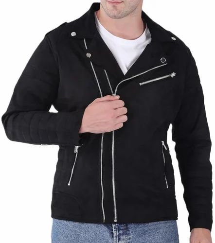 Black Suede Leather Jacket