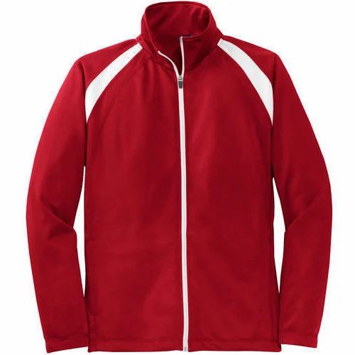 White And Red SKR Exports Sports Jacket