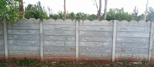 3 Feet Cement Compound Wall