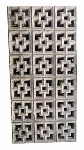 35mm Rectangular Concrete Jali, For Home