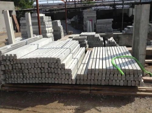 Rectangular RCC Cement Poles, Thickness: 15 mm, L 2100 X H 300 X W 50 mm