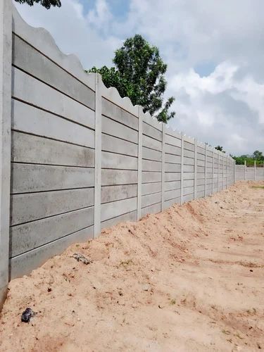 Concrete Industrial Boundary Wall, For House