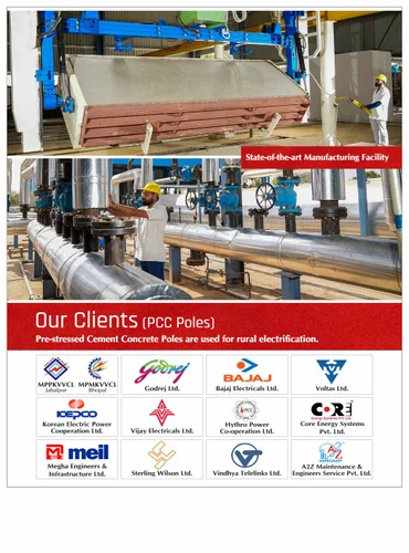 8 Meter PCC Pole