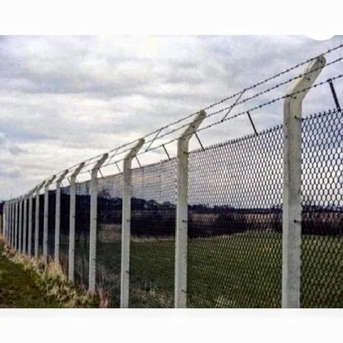 Hexagonal Concrete Pole For Fencing