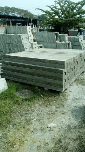 8 Feet Grey Concrete Poles
