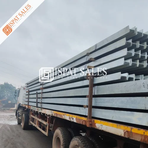 Galvanized Mild Steel H Beam/RSJ Pole - 100x116 11mtr